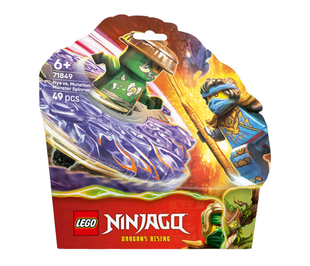 LEGO NINJAGO 71849 Nya kontra zmutowany potwór na spinnerze - 1473531 - zdjęcie